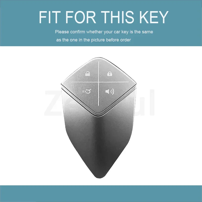4 Buttons TPU Car Key Case Cover For Changan DEEPAL S7 SL03 2022 2023 2024 Key Fob Key Protector Keychain Holder Accessories - view 2