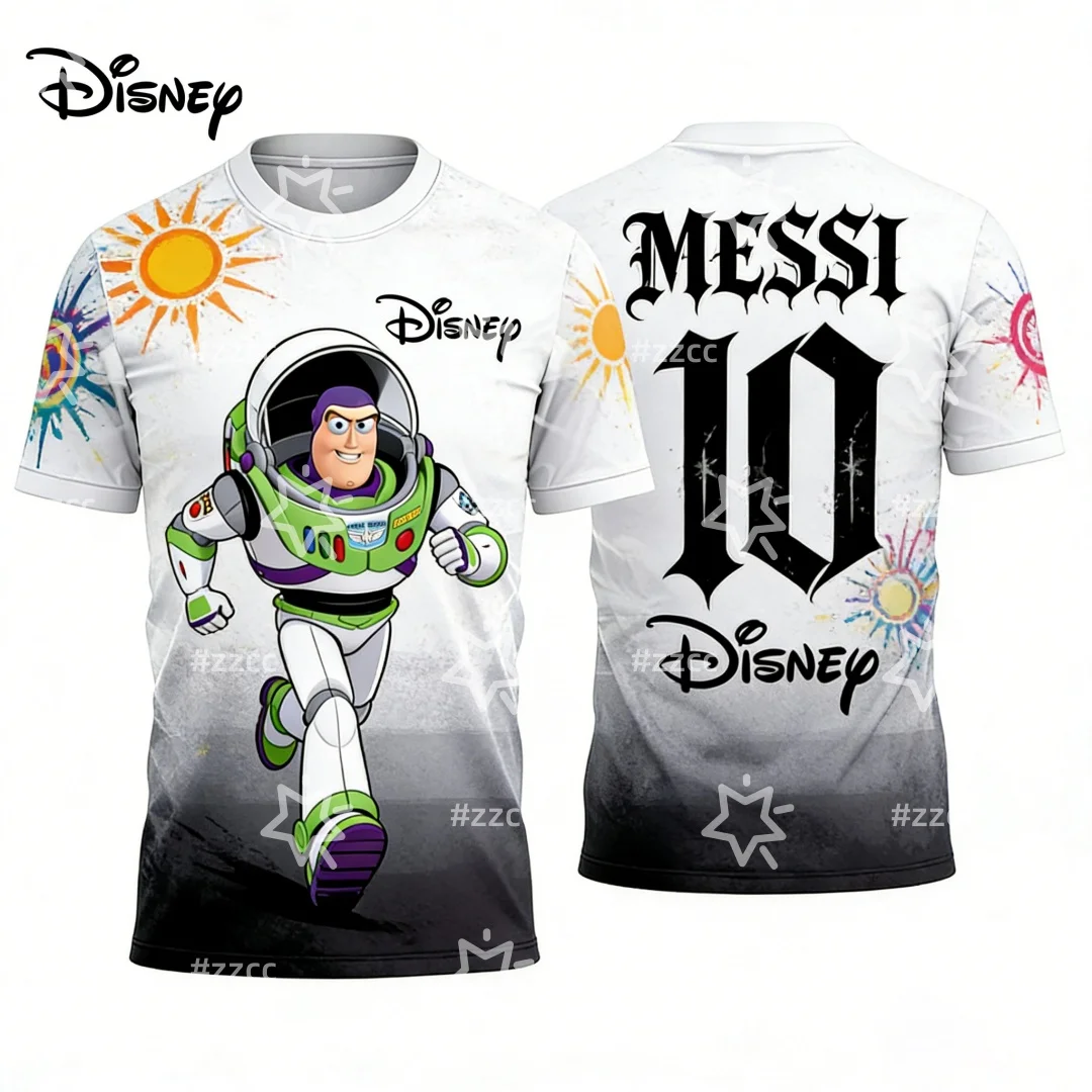 

Футбольный трикотаж «История игрушек Диснея» Базз Лайтер, спортивная быстросохнущая мужская футболка с 3d принтом, детская одежда, футболка Y2k для женщин