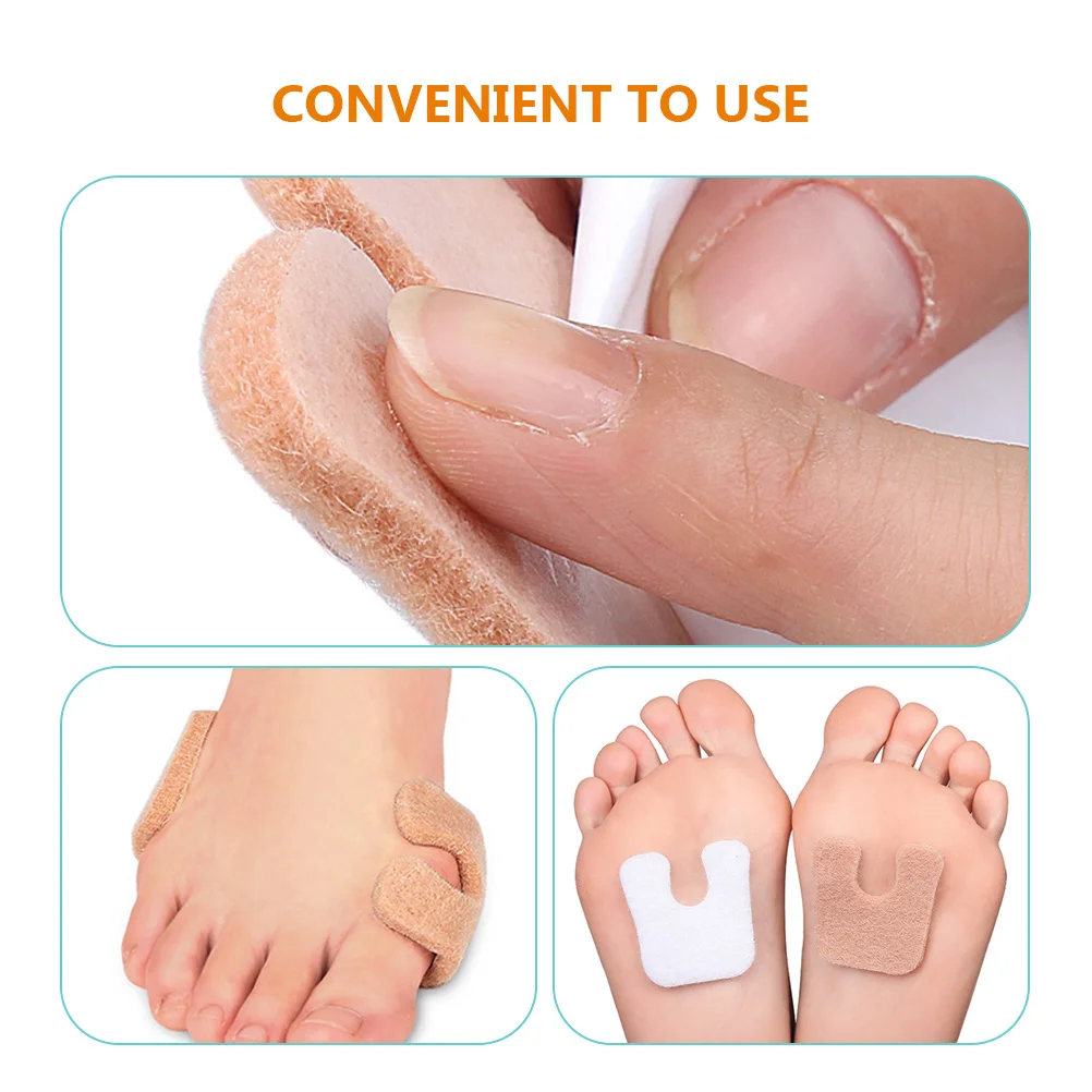 

24Pcs Antiskid Metatarsal Forefoot Pads Comfortable Shoe Inserts Lightweight Cushions for Dancers