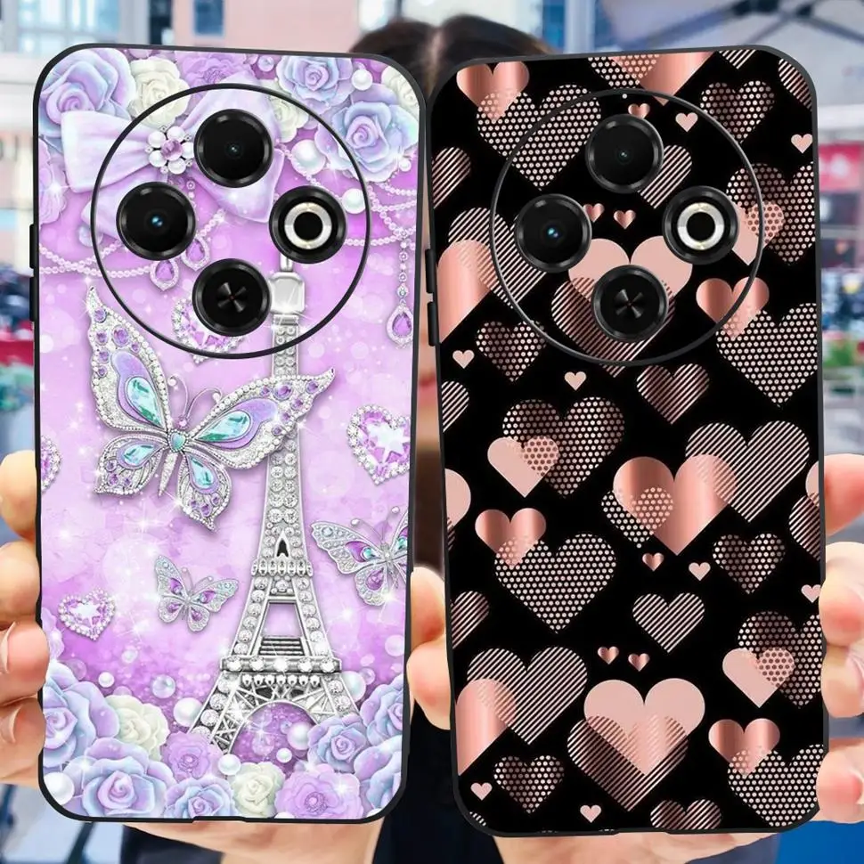 For Tecno Spark 30 Pro Case Cute Cat Painted Cover Soft Silicone Phone Cases For Tecno Spark 30 30C Pro Spark30C Full Back Cover