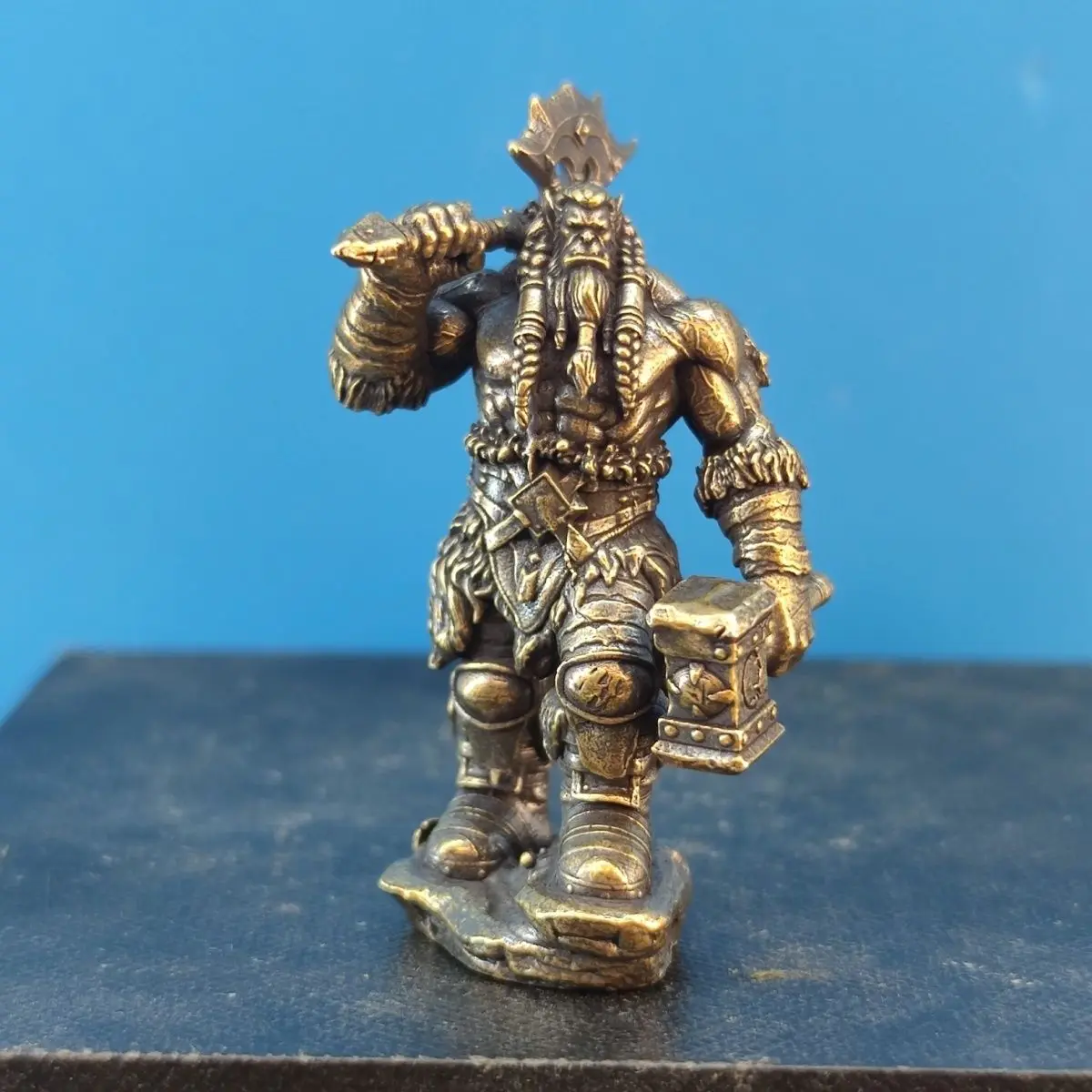 chinese-brass-bronze-orc-warchief-thrall-statue-figurine-ornament-home-decor-collectible