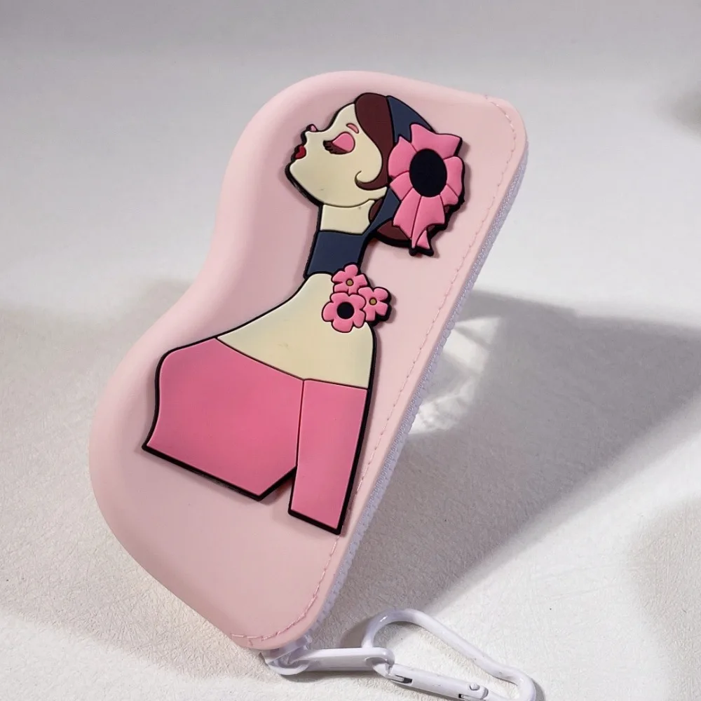 

Fashion Silicone Glasses Storage Box Waterproof Dustproof Coin Purse Cute Pattern Lightweight Small Items Pouch