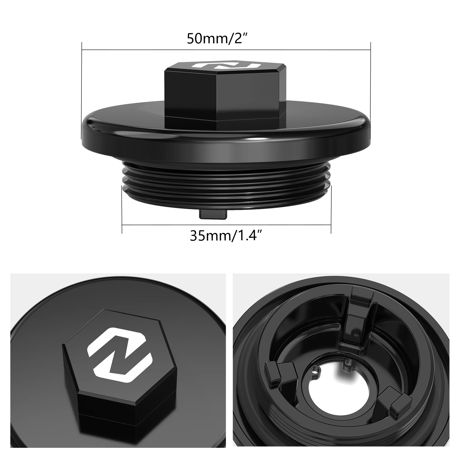 NICECNC For Yamaha TTR230 2005-2024 Oil Drain Plug Bolt Cap TTR225 1999-2004 TW200 2001-2023 Moto 4 YFM250 YFM200 YFM225 BW200