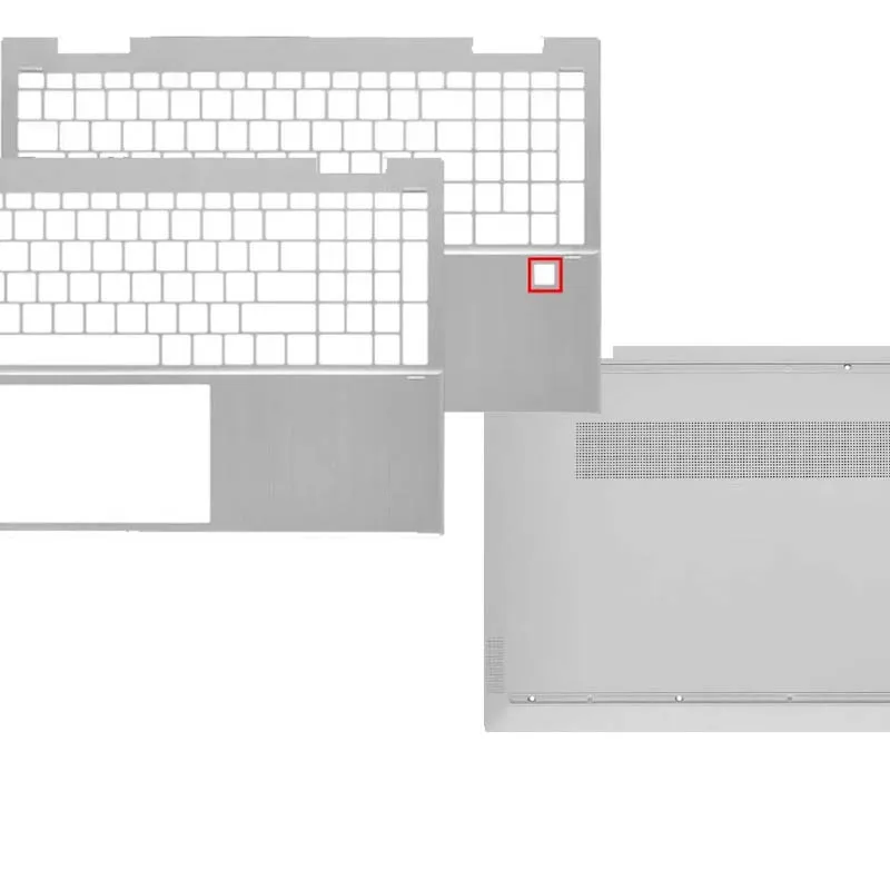 

For Pavilion X360 15-ER TPN-W147 laptop palm rest cover bottom shell keyboard frame upper lower base case Silver M45109-001