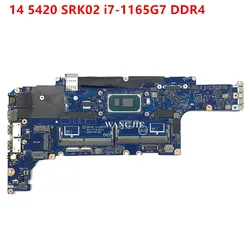 GDF40 LA-K491P i5-1135G7 FOR Dell Latitude 14 5420 Laptop Motherboard CN-0161D1 0161D1 161D1 Mainboard 100% Tested OK