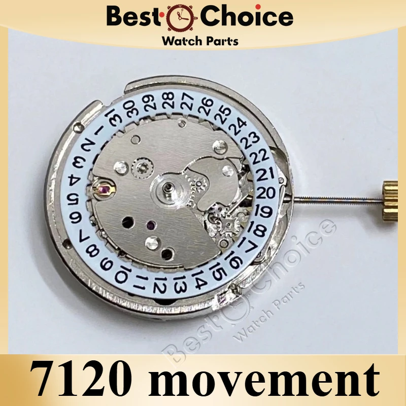 new 7120 movement three-hand Watch accessories brand  single calendar Dandong 7120 Tongji 8120 fully automatic mechanical movem