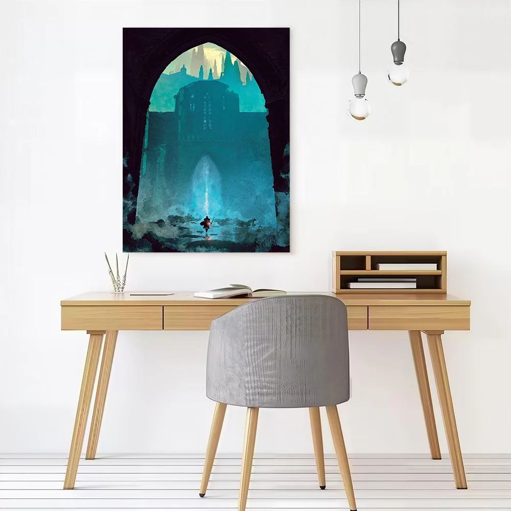 Final Boos Printed Canvas Poster Custom Pictures Wall Art Canvas Painting for Room Decorating Interior Decoration Wand Deko Arts