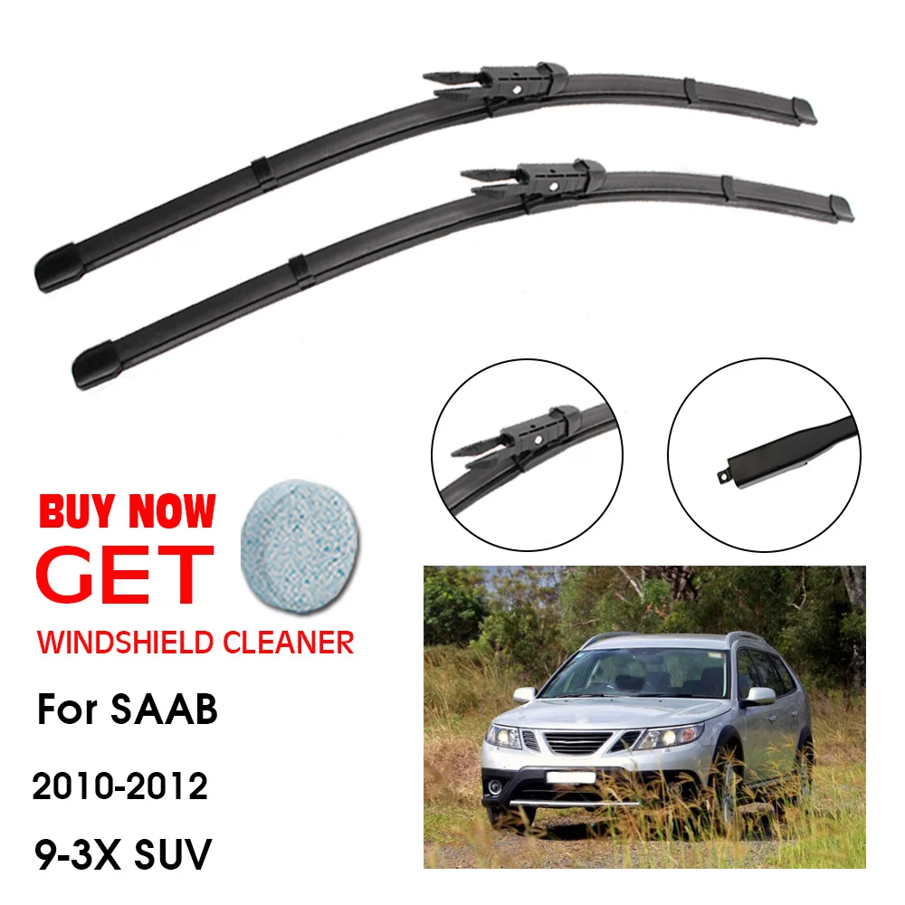 

Car Wiper For SAAB 9-3X SUV 23"+23" 2010-2012 Front Window Washer Windscreen Windshield Wipers Blades Accessories