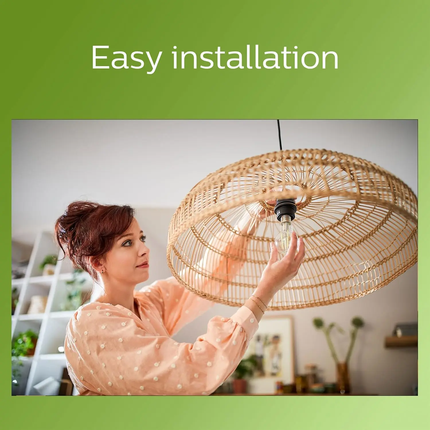 Philips 4pcs UltraEfficient E27 LED Filament Clear A60 Bulbs 2.5W 4W Lamps Glass LED White Color Light 50000 Hours EyeComfort