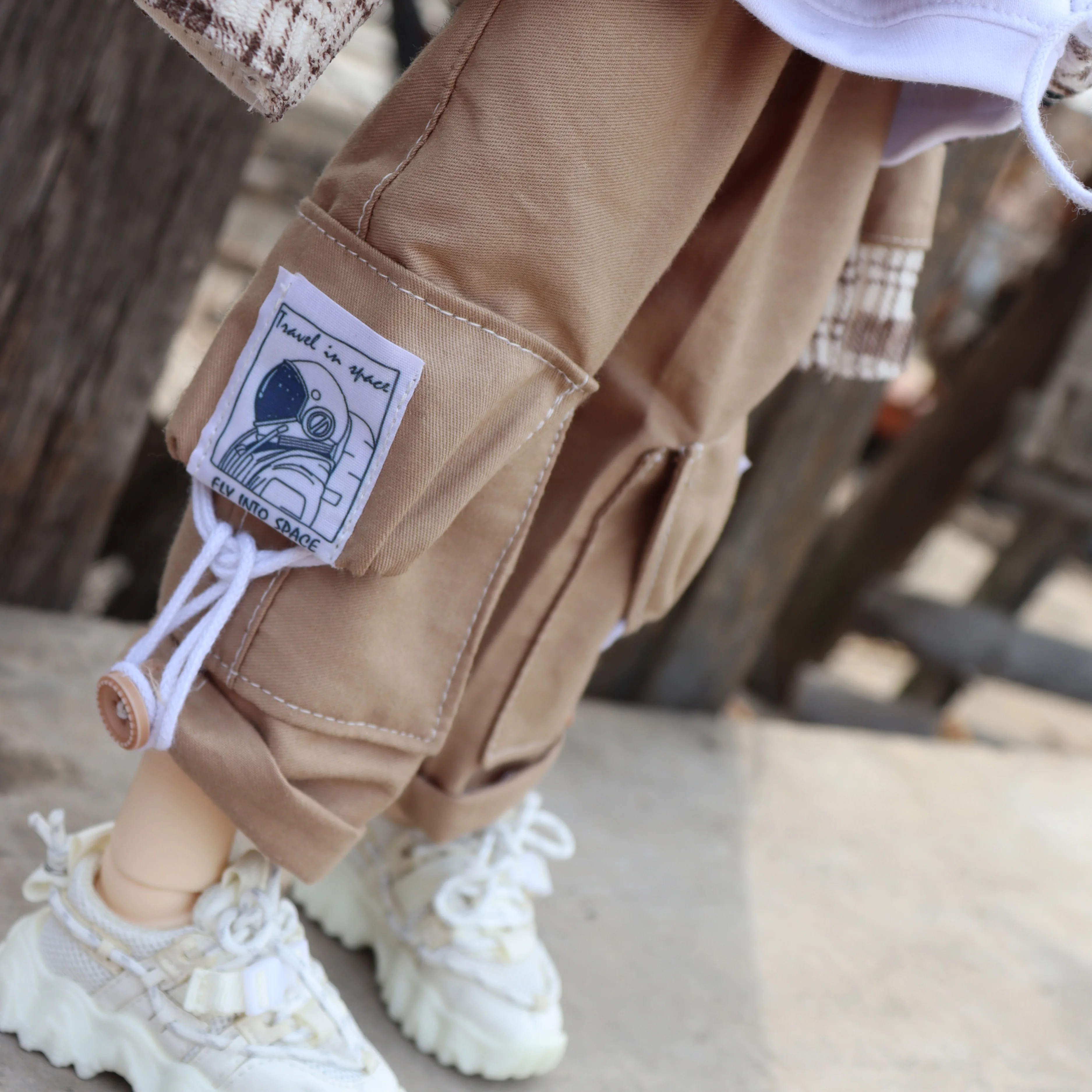 BJD doll clothes set suitable for 1/4 1/6 size bjd boy clothes cute cartoon suit  jacket 1/4 1/6 doll accessories (five points）