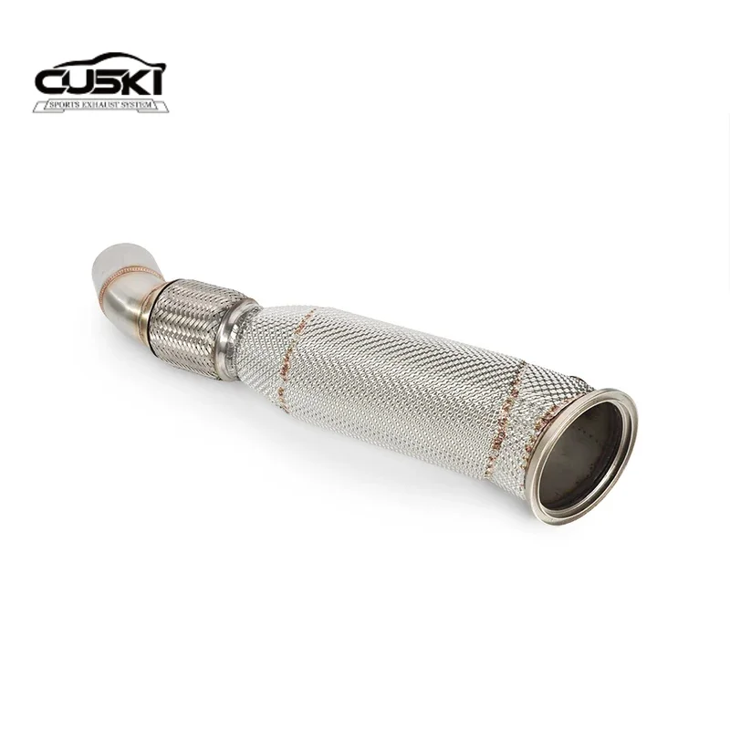 

Модернизированная выхлопная труба с высоким расходом для BBMW M240 B58 G42 3.0T 2019-2023, качественная модификация выхлопной системы автомобиля из нержавеющей стали