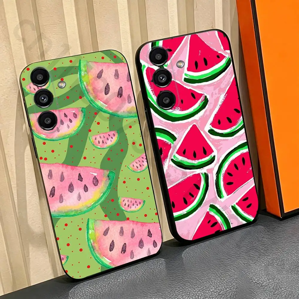 Summer watermelon fruit Phone Case For Samsung Galaxy A13,A21s,A22,A31,A32,A52,A53,A71,A80,Soft Black Shell