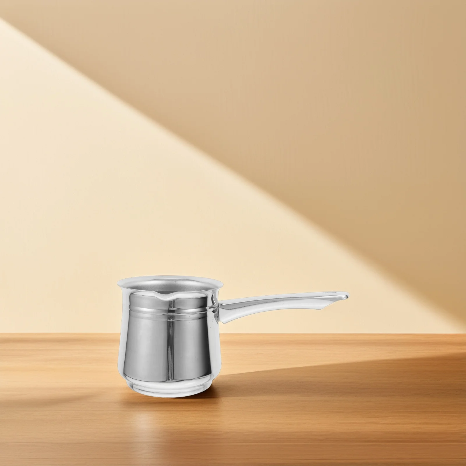 

1PC Stainless Steel Turkish Coffee Pot Spout Household Espresso Camp Metal Beverage Daily Use Multiple
