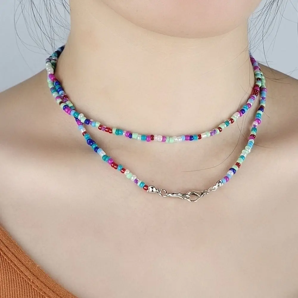 1pc Vintage with 2 Silicone Buckle Beaded Glasses Chain Eye Wear Accessories Non-slip Eye Glasses Chain Glasses Women Men