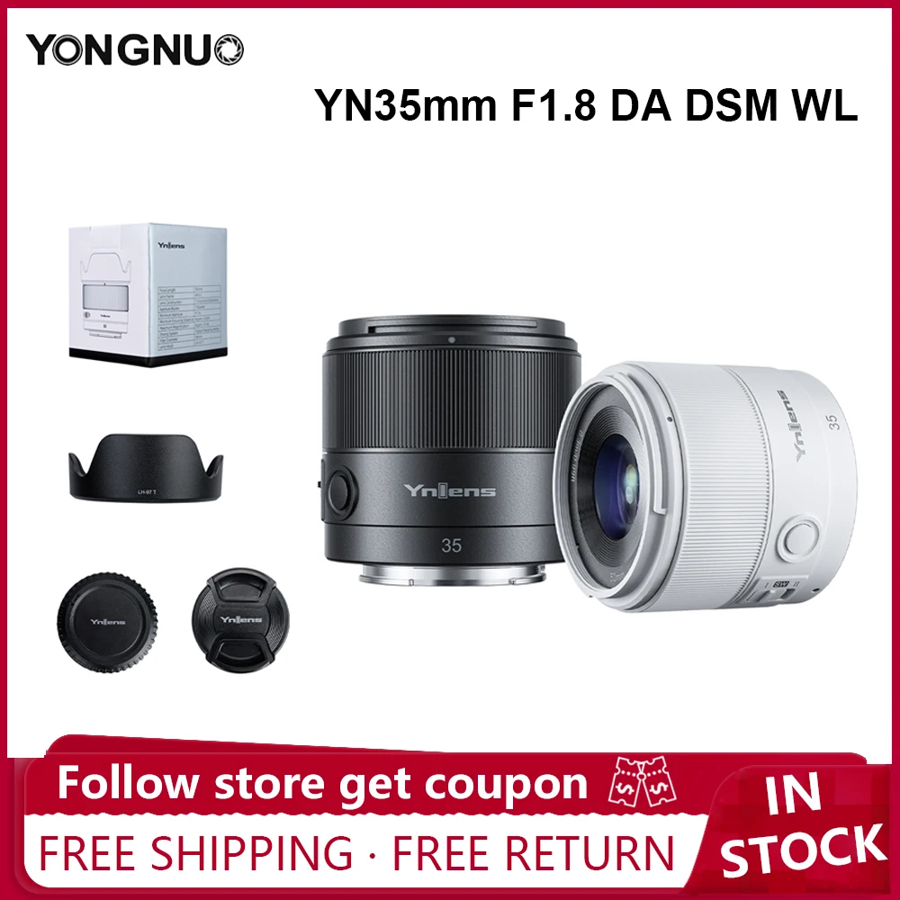 YONGNUO YN 35 مللي متر F1.8 DA DSM WL APS-C عدسة التركيز التلقائي Sup اللاسلكية عن بعد القياسية لنيكون Z30 z50ii سوني E a6400 a6700 zv-e10ii