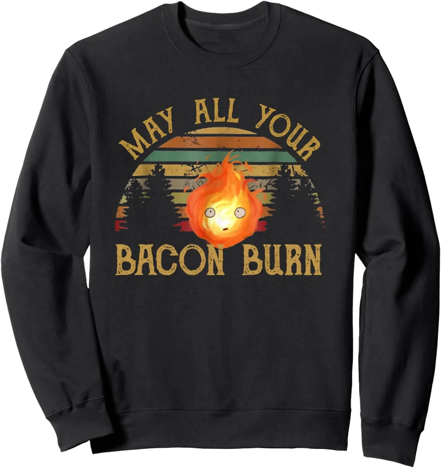 

Винтажная толстовка в стиле ретро May All Your Bacon Burn