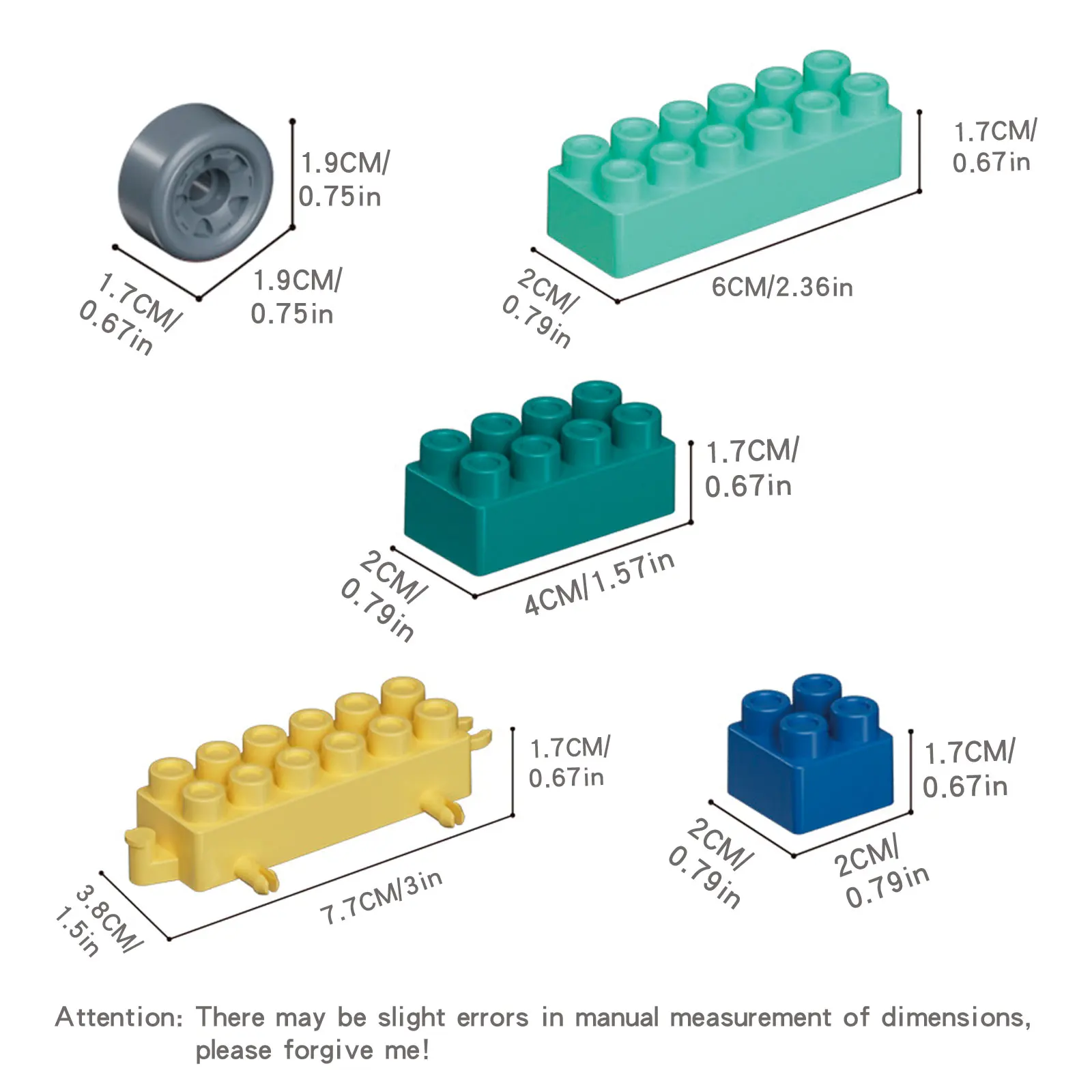 2.0 Vibrant Colorful Stacked Block Toys, Educational Games, DIY Puzzle Assembly Blocks, Children's Puzzle Assembly Block Gifts