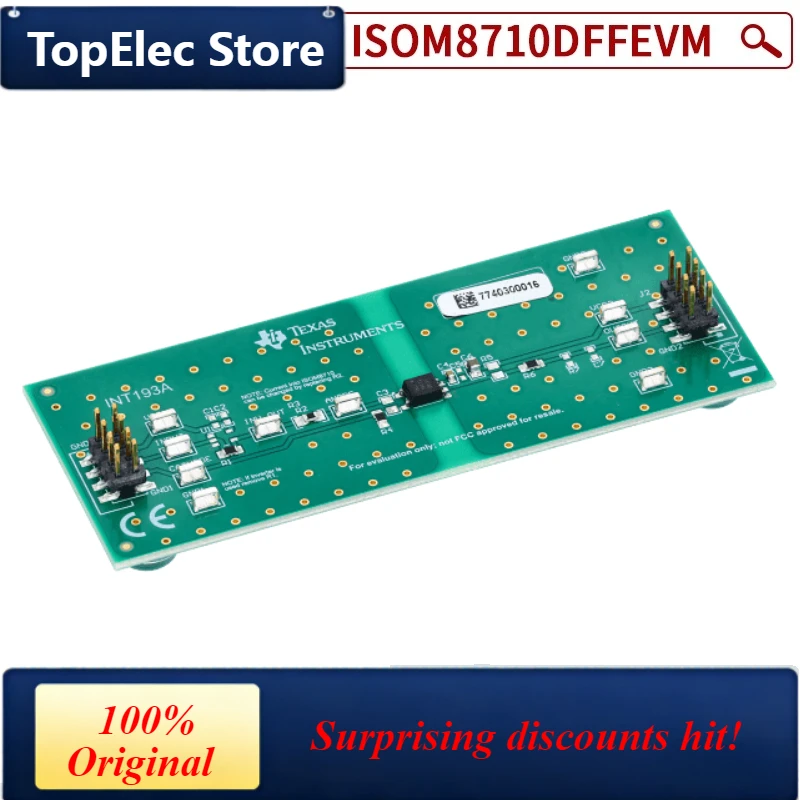 TopElec ISOM8710DFFEVM High-Speed Single-Channel Opto-Emulator Evaluation Module for Industrial Electronics