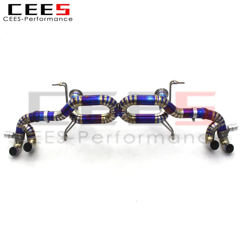 CEES outlet Titanium Catback Exhaust System For Lamborghini LP580 LP610 High Performance Exhaust Pipe