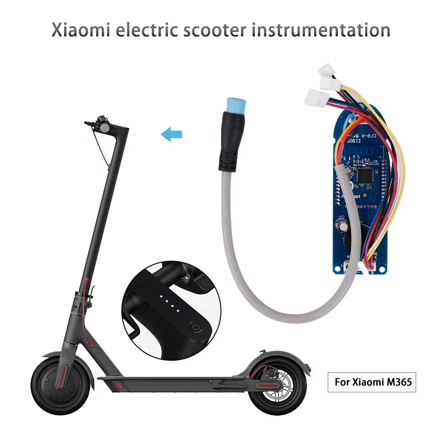 Armaturenbrett-Leiterplatten-Baugruppe mit Abdeckung für Xiaomi M365 Pro Pro2 Elektroroller Display-Panel-Bildschirmgehäuse – Detail 13
