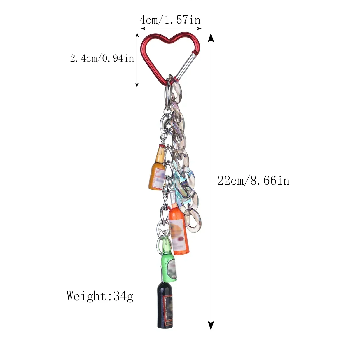 Y2K Woven Rope Keychain Korean Style Acrylic Butterfly Tassel Bag Charms DIY Woven Rope Phone Case Pendant Hanging Decorations