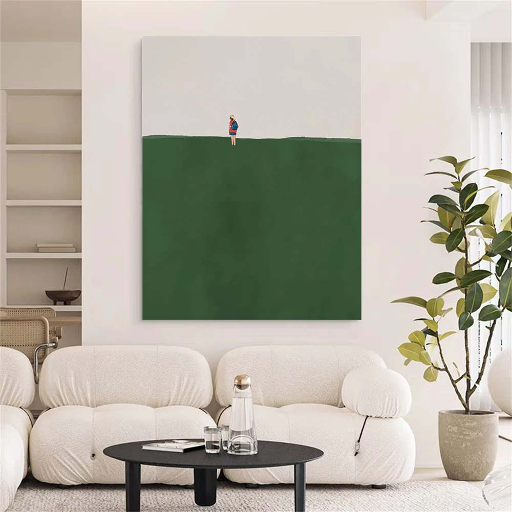 

Modern Oil Painting On Canvas Blue Thick Oil Scraper Texture Hand Painted Abstract Pictures For Living Room Wall Decor Wall Art