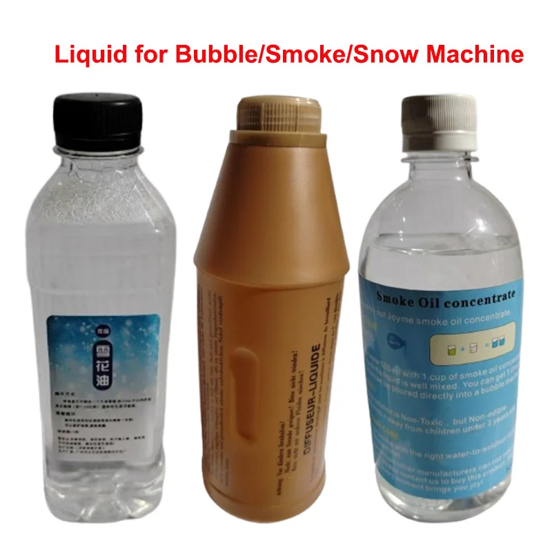 

500ML One Bottles Snowflake Oil Bubble and Haze Oil Liquid Suit for Simulation Shaking Snow Making Machine Bubble Snowflake Make