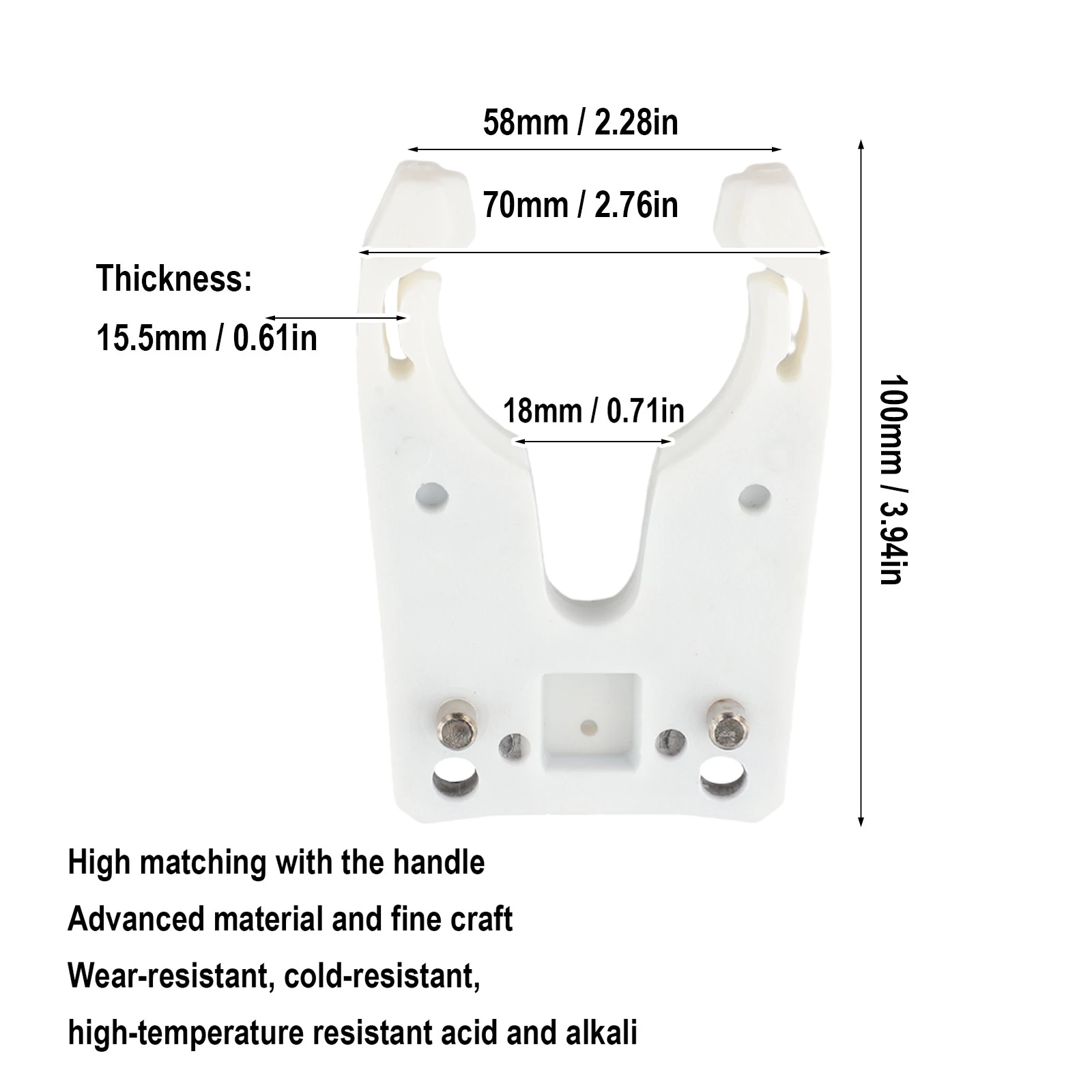 Clip ISO30 Tool Holder Clamp Industrial Flame for proof For CNC for auto High Wear-Resistant 10cm Claw Clip ISO30