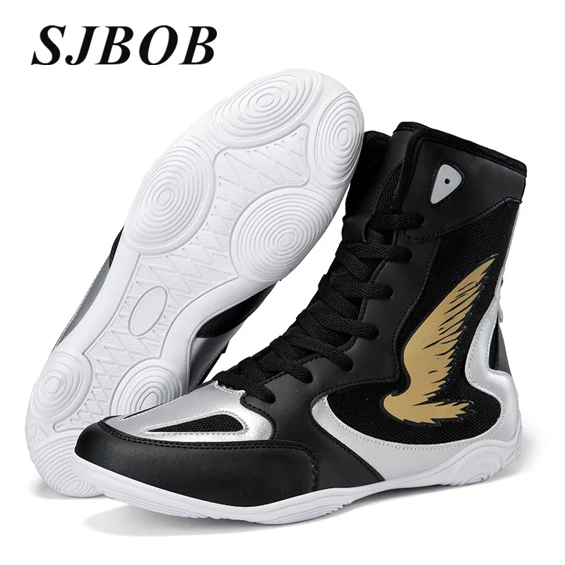 

High Quality Wrestling Boots For Men Sneakers Plus Size 39-46 Breathable Man Boxing Boots High Top Gym Shoes Men botas de boxeo