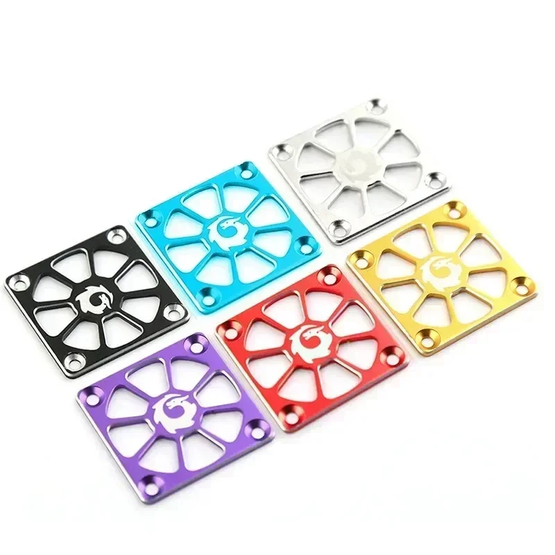 40x40mm Aluminum Alloy Fan Guard - Protective Cover for RC Motor & ESC Cooling Fans - Ventilated Design Fits Most 1/8-1/10 Scale