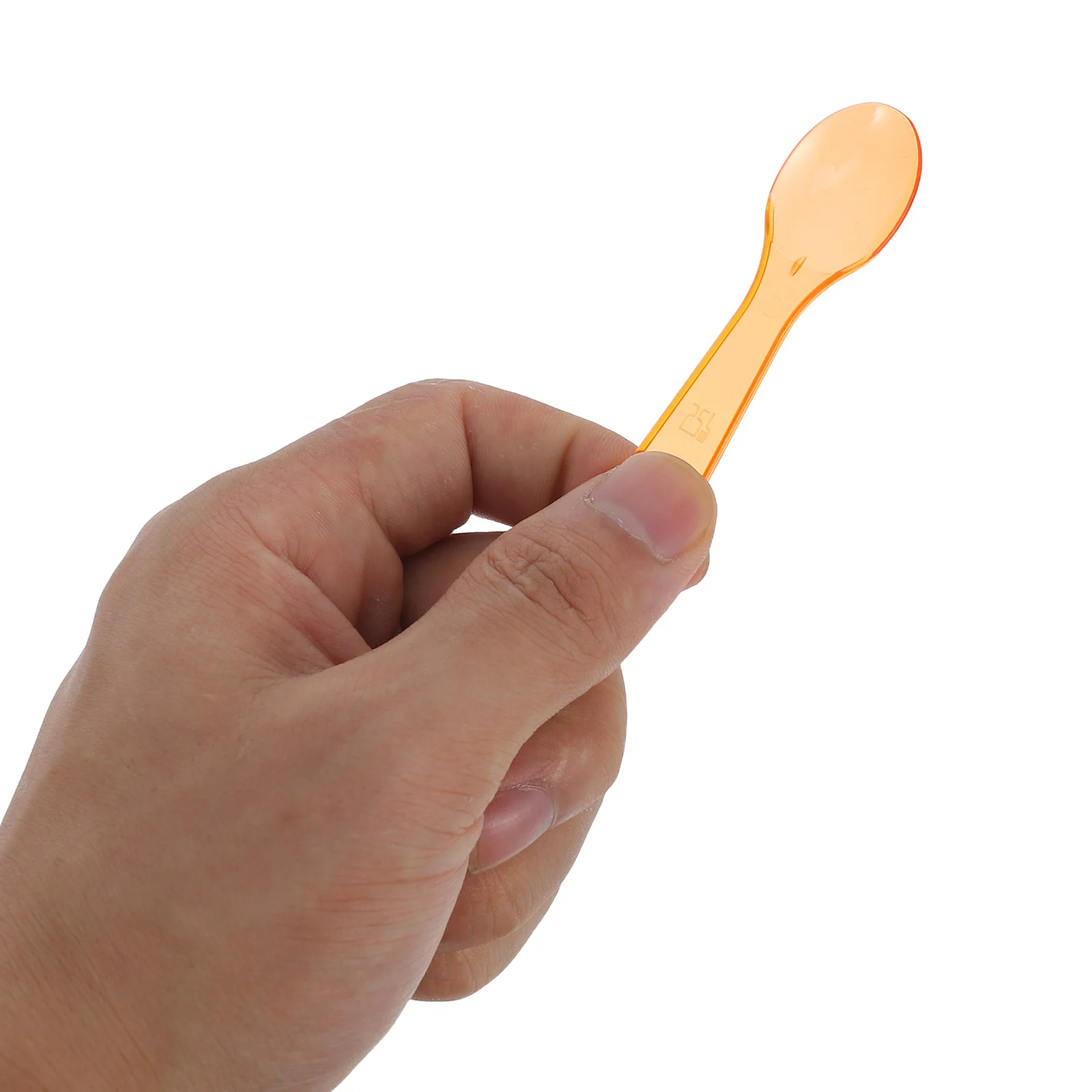 

300Pcs Mini Dessert Spoons Colored Clear Plastic Small Tasting Spoons for Ice Cream Yogurt Party Sampling Appetizers