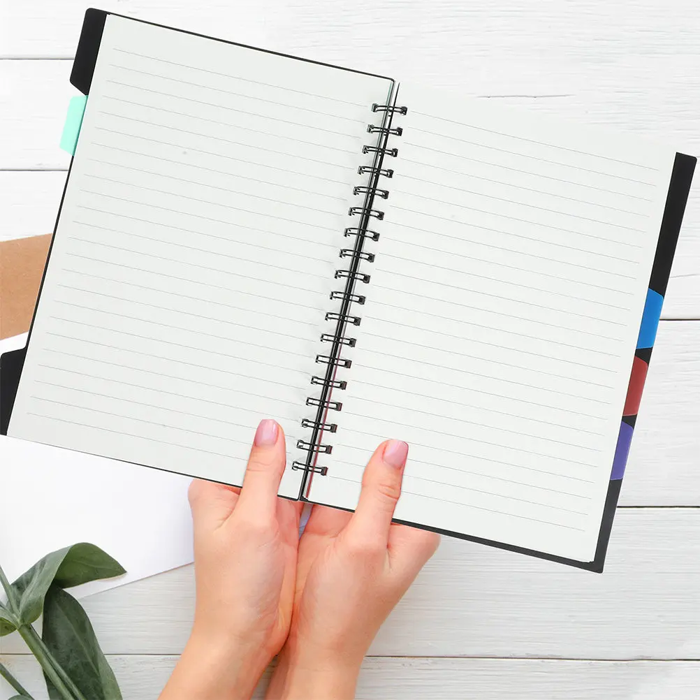 Business Spiral Notebook Waterproof Shell Multi-Colored Notes School Office Journal Diary Planner Memo Notebook