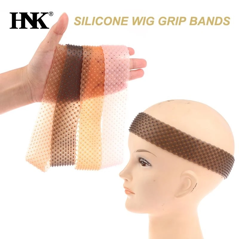 Silicon Wig Band Elastic Wig Grip Brown Transparent Black Headband For Fix Wigs Beige Hair Band Without Gel Or Glue Non Slip