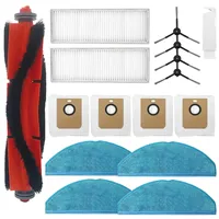 HOME TIMES Replacement Parts for Philips Homerun Series 7000 XU7100/01 XU7100/02 Robot Vacuum Cleaner Accessories