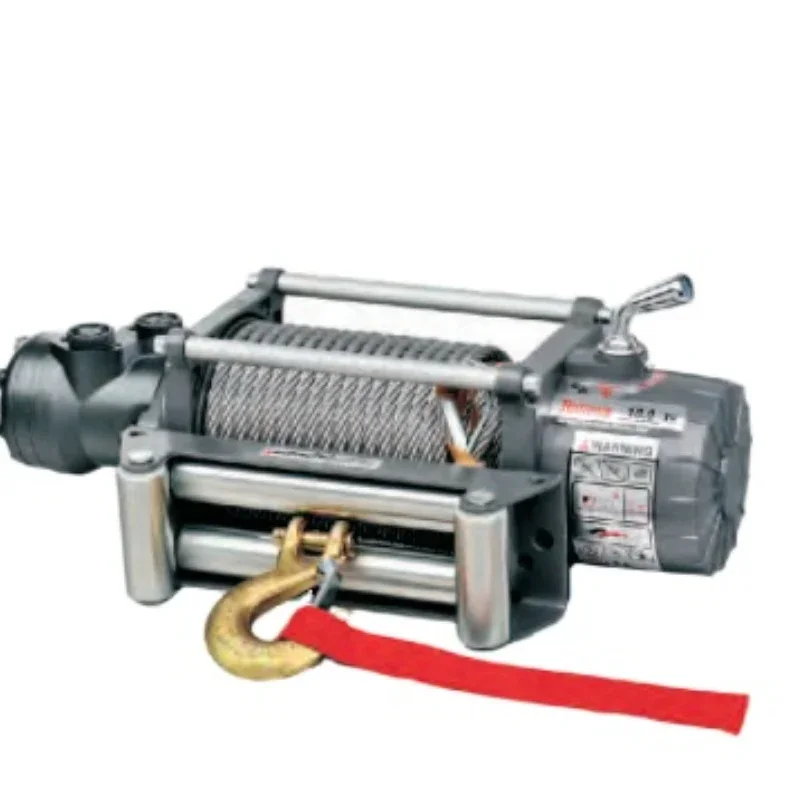 Chinese manufacturer 4x4 SUV Wire Rope Hydraulic Winch Heavy Duty 4x4 Frosted Hydraulic Winch