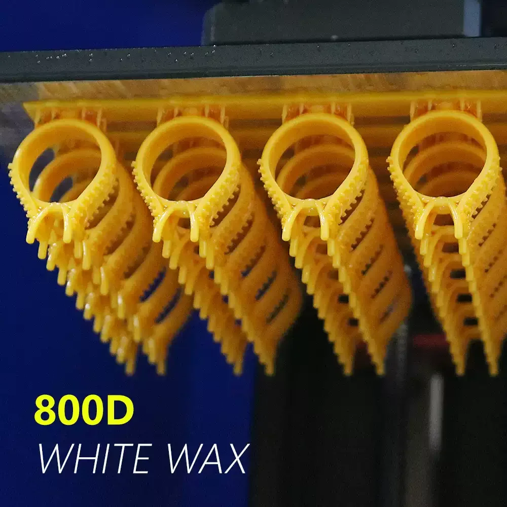 Gzyora Store Wax-Based Resin 800D Jewelry Small Batch Production 3D Printing Photopolymer Resin Compatible with LCD & DLP