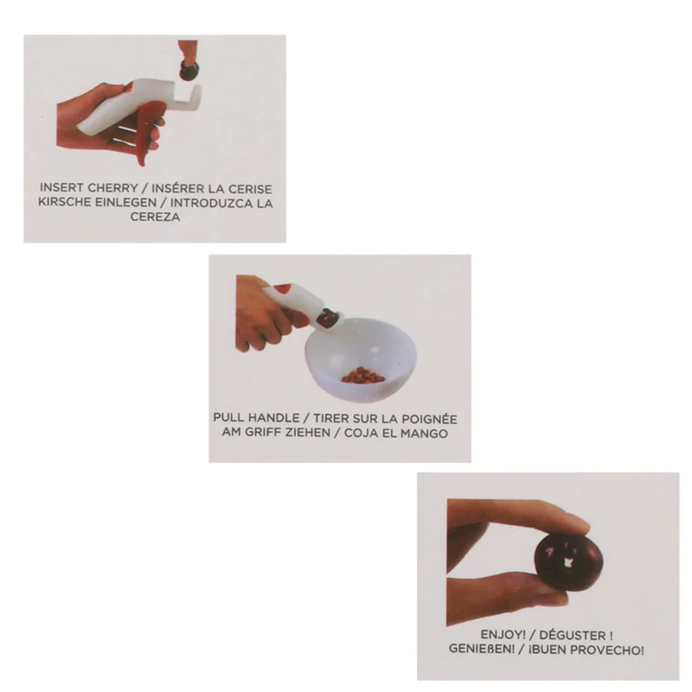 

Efficient Cherry Remover Tool Kitchen Fruit Core Extractor Fast and Comfortable Use Random Color Cherry Pitter