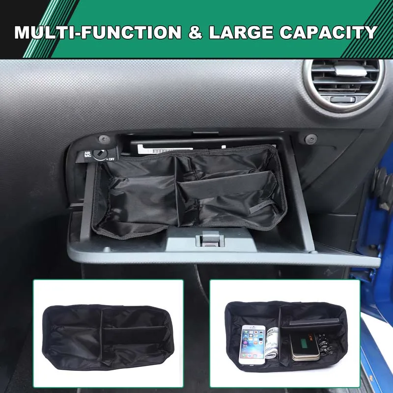 

Для SEAT Leon MK2 2008-2012 ткань Оксфорд, центральная консоль автомобиля, перчаточный ящик, разделитель, сумка для хранения, автомобильный органайзер, сумка, аксессуары