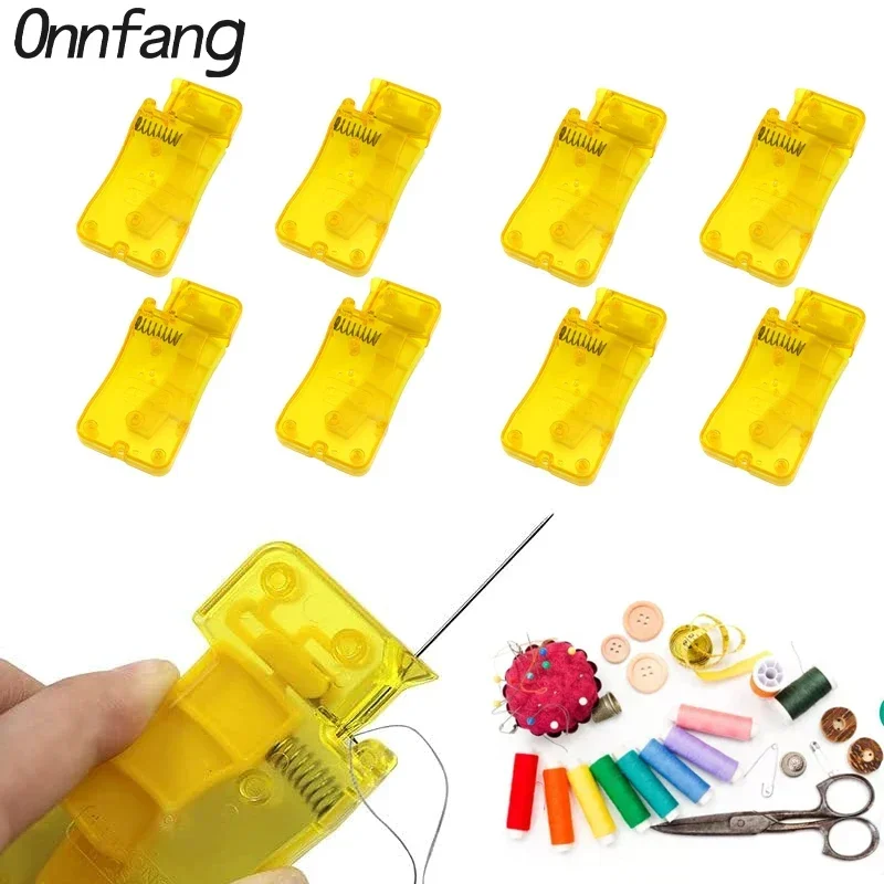 4/3/2/1pcs Home Automatic Needle Threader Quick Needle Threader Tool Self-Thread Guide Sewing DIY Cross Stitch Tool Accessories