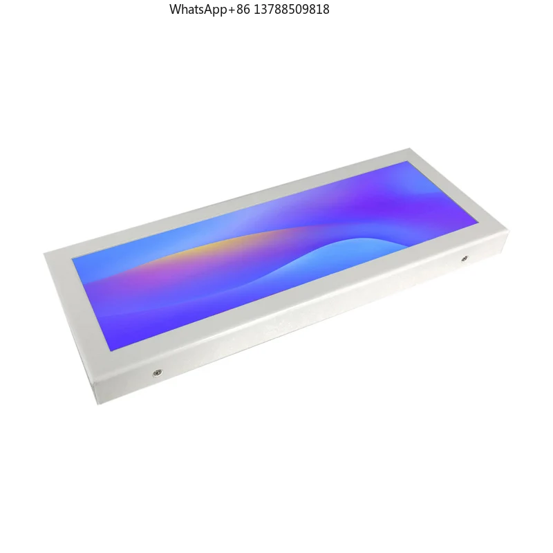 Custom 7.7 Inch Android All-in-One Video Bar Screen Ultra Wide Stretched LED Display SDK Small Size Ultra Wide Stretched Bar LCD