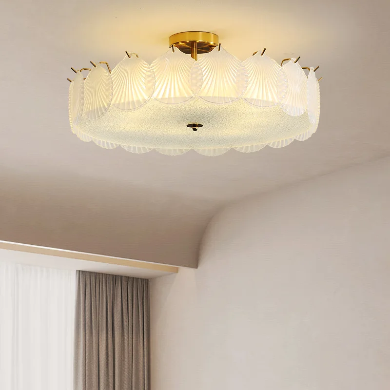 

Bedroom ceiling lamp light luxury home master bedroom room lamp modern lamp Nordic simple crystal