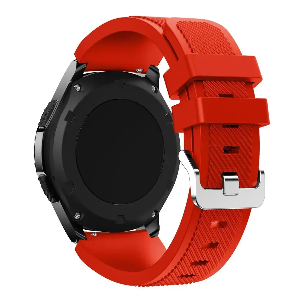 20-mm- und 22-mm-Armband für Samsung Galaxy Watch 5/6/4/3/46 mm/Active 2/Gear S3 Frontier/Sport, Silikonarmband, Huawei GT 4/3/2/2E. – Detail 12
