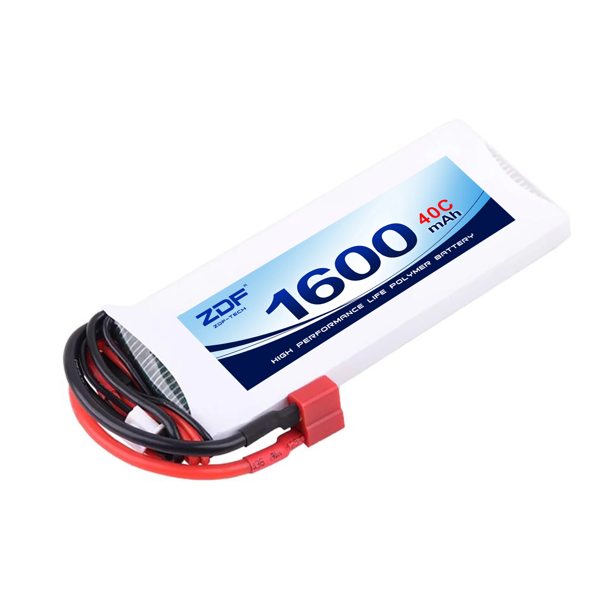 ZDF 2S 6.6V 3S 9.9V 1600mah 40C 3000mah batteria di vita connettore Futaba per ricevitore aereo RC trasmettitore telecomando auto