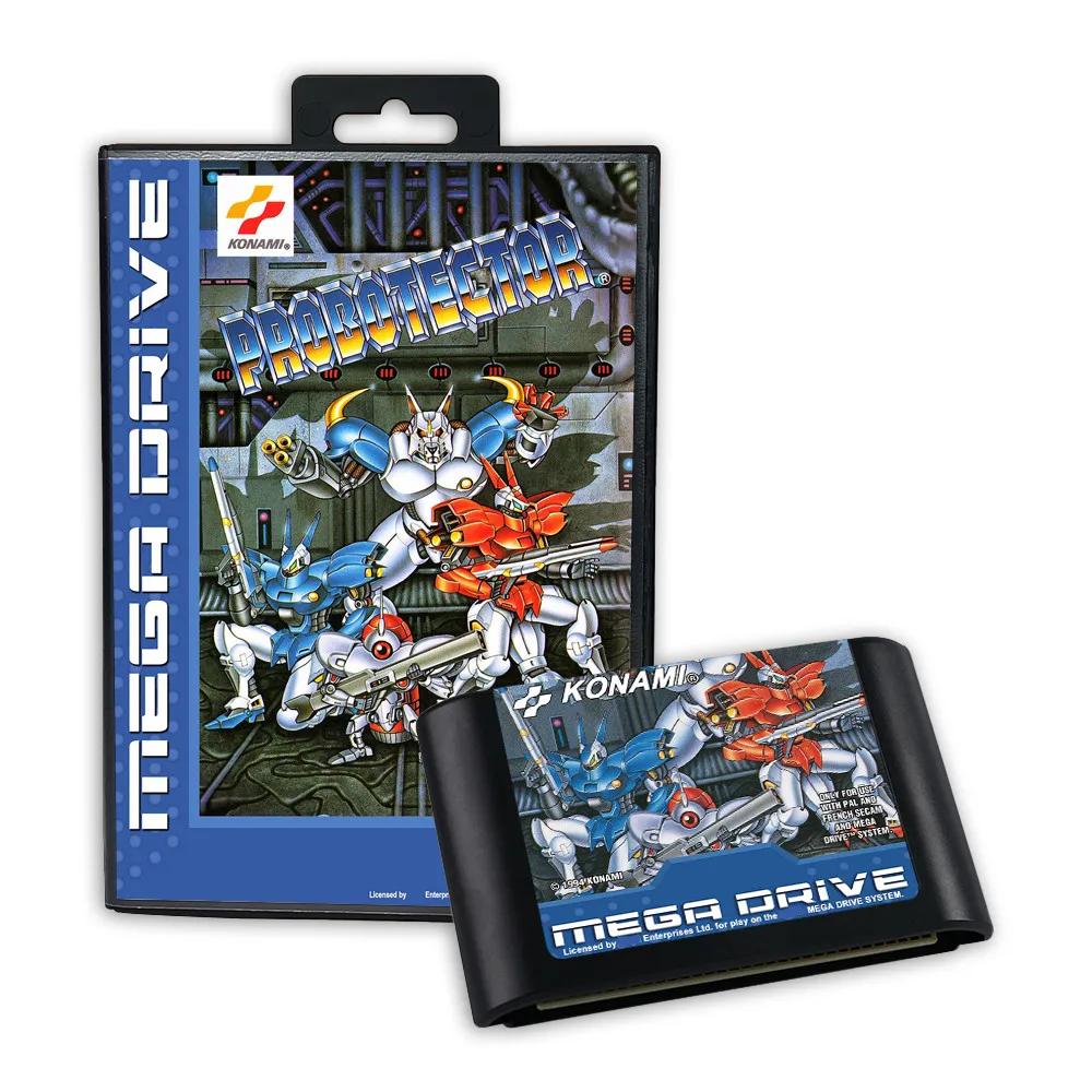 Contra The Hard Corps EUR Cover Game for SEGA MD Mega Drive Genesis Consoles Game Cartridge Box