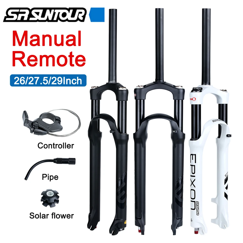 SR SUNTOUR FORK EPIXON Bicycle Fork 26/27.5/29er Mountain MTB Bike Fork Suspension air damping Front Fork RAIDON BOOST Epicon