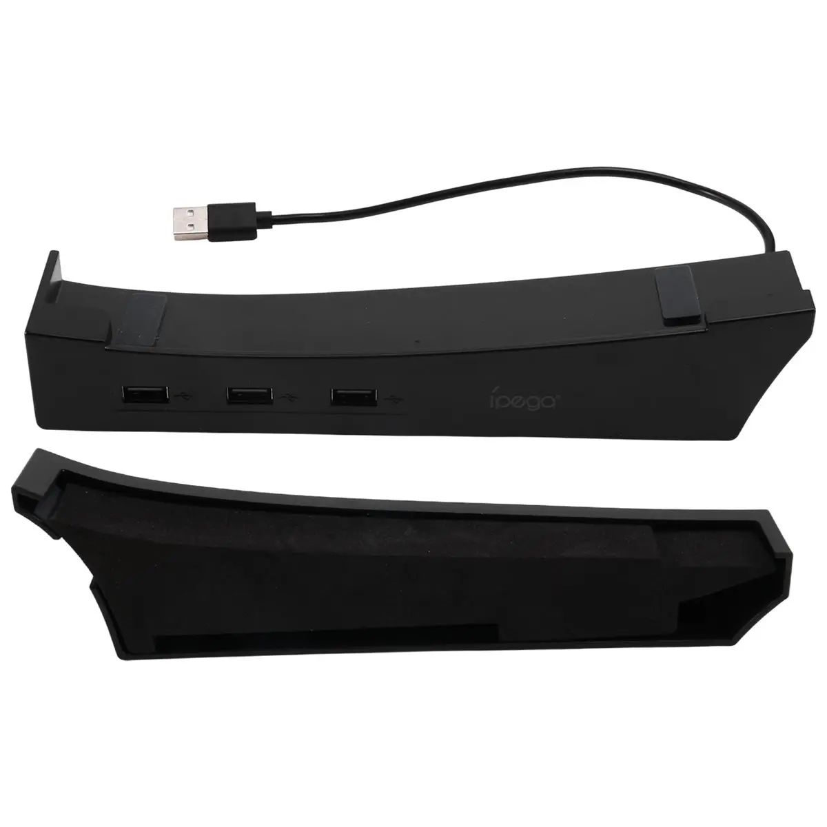 T1619C Tools- Main Unit Bracket, Horizontal Stand for Pro/for Slim Console with 4-Port USB Hub, Base Holder for