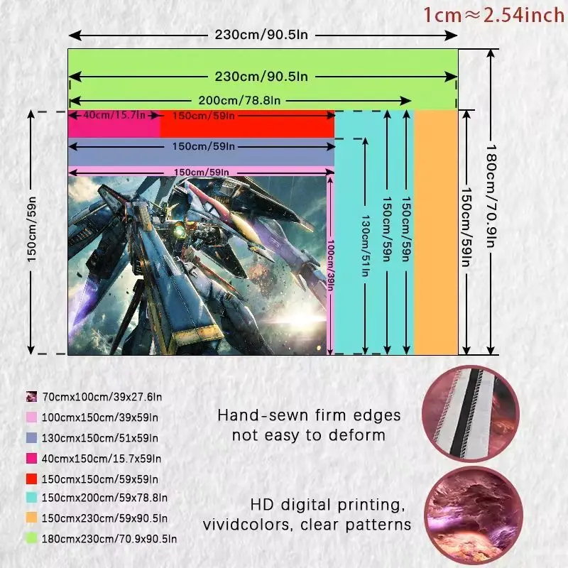 Tapiz Mech de Robot futurista, fondo dinámico de explosión, acentos metálicos, azul, negro y amarillo, arte de pared para ciencia ficción, Anime, 1 ud.