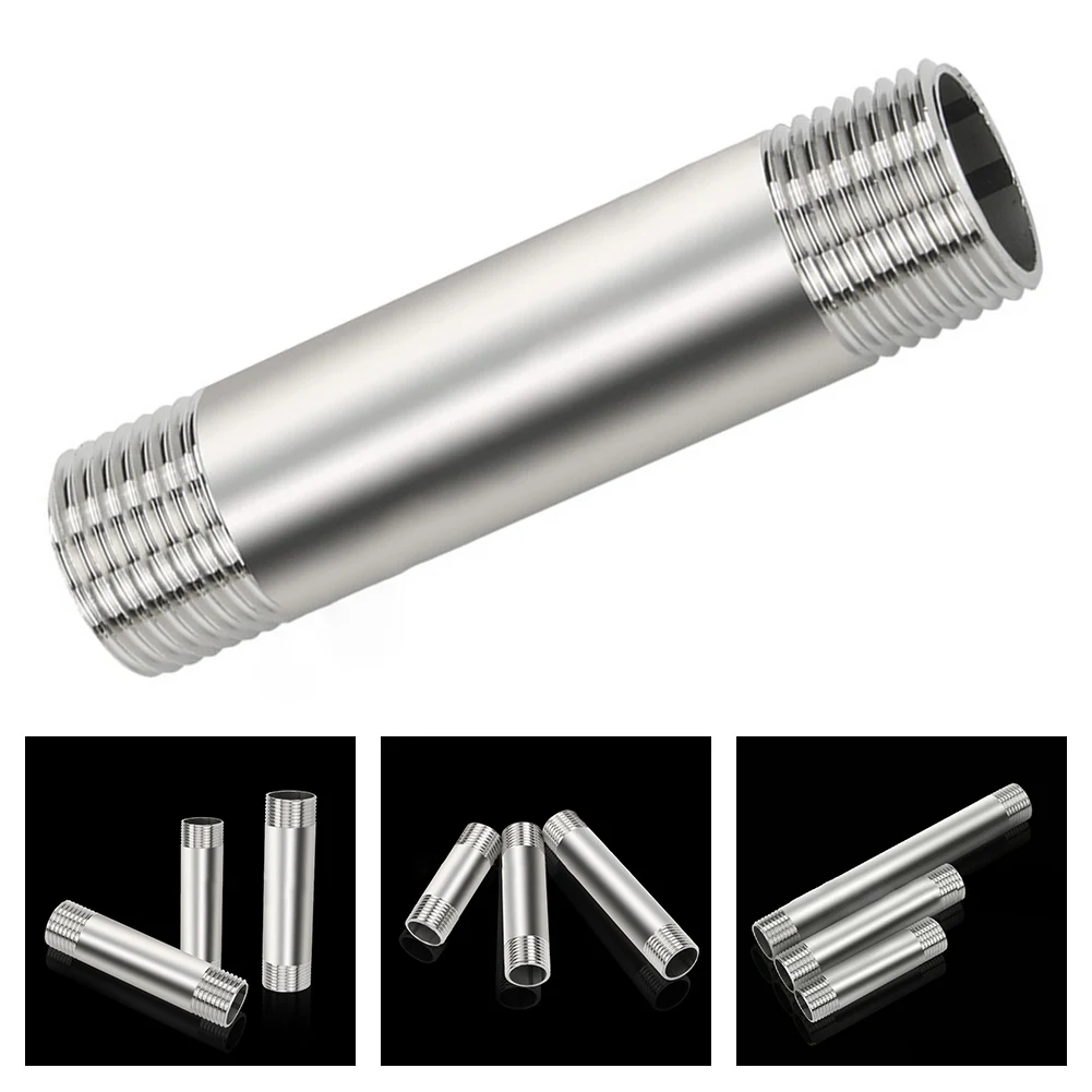 

Double-ended Extension Tube 201 Stainless Steel Tube Plumbing Repair Extension For Faucets Fine Workmanship High Strength