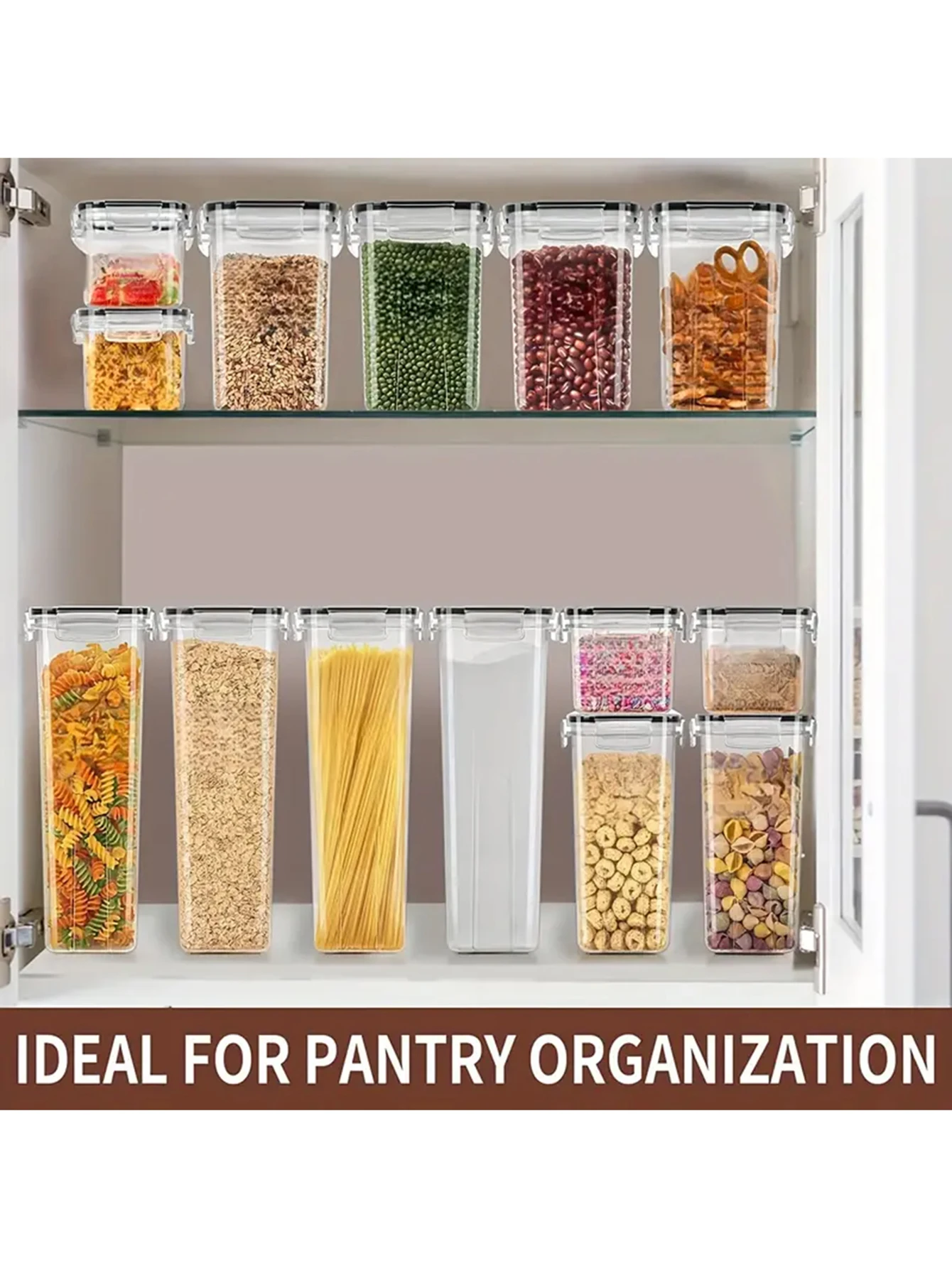 

7pcs ealed food storage containers, food lid preservation containers, multiple sizes of food containers, summer essentials