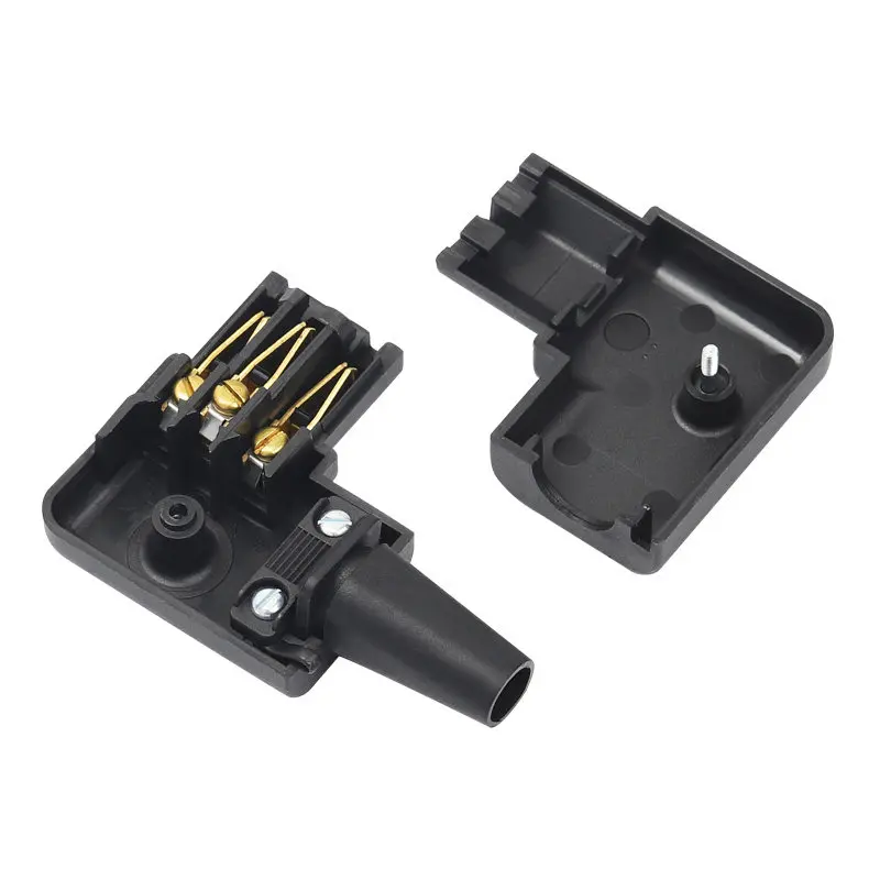 Swiss Import Schurter 4785.0000 IEC Power Connector 90 Degree Elbow 7-Shap